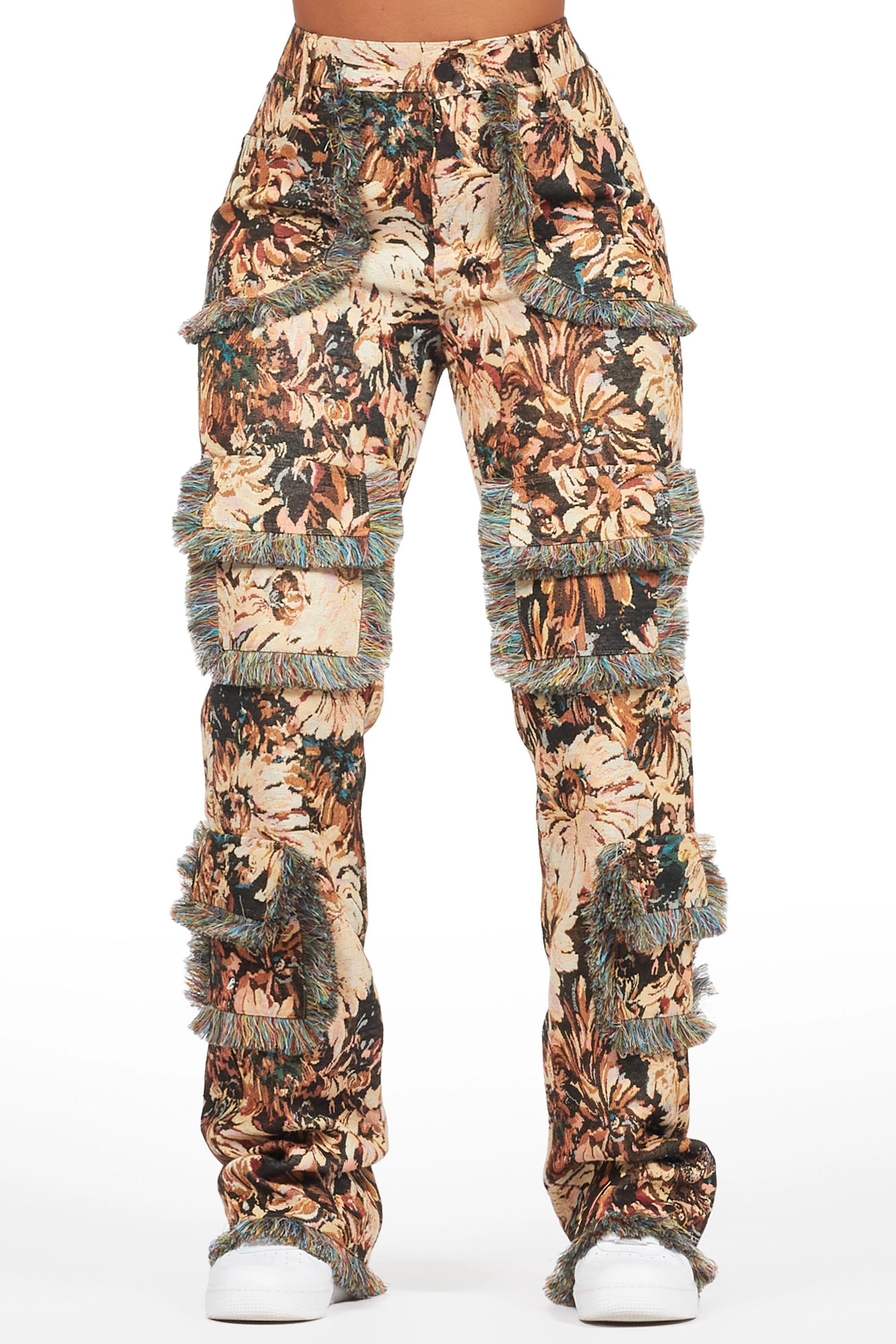 Takecia Black Tapestry Stacked Pant Adventure