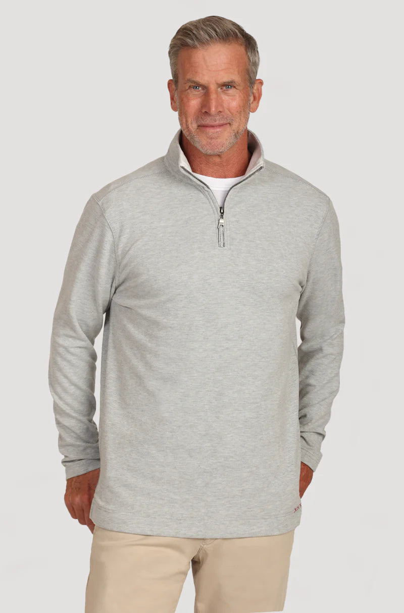 DAYBREAK 1/4 ZIPPAH - GREY Cozy Men's Winter