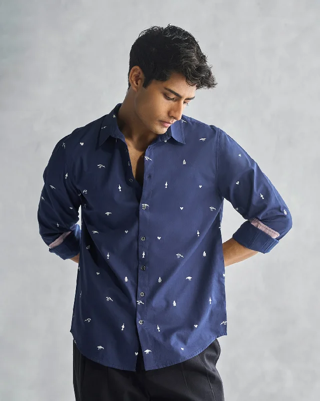 Hakuna Shirt - Navy Refined Men's Hand