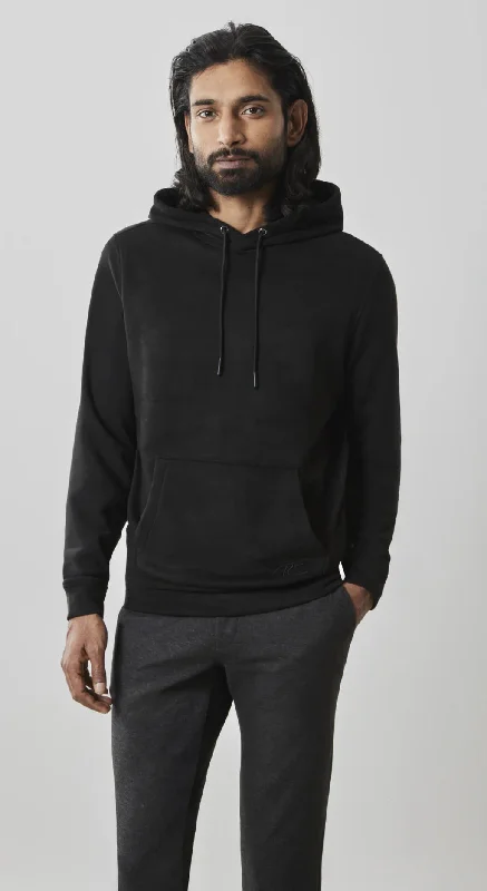 SIDEWINDER SUEDE HOOD - BLACK Luxurious Men's High