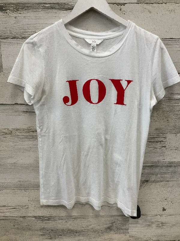Top Short Sleeve By 1901 In White, Size: S Practical Men's Quick