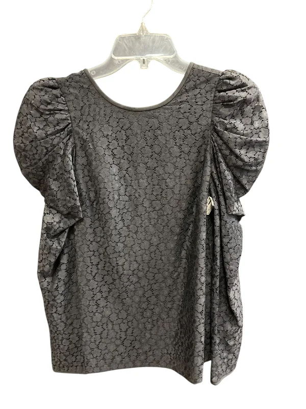 Top Long Sleeve By Kate Spade In Black, Size: Xs Cclassic Men's Tweed