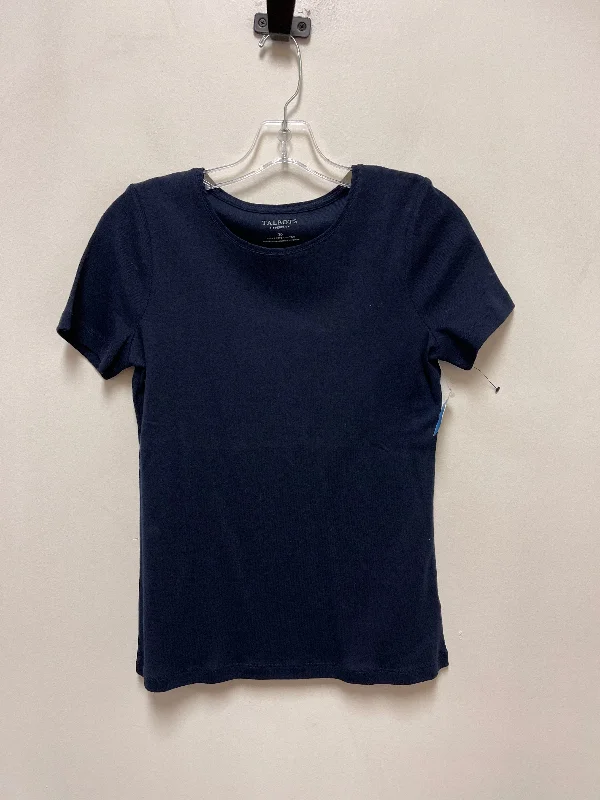 Top Short Sleeve By Talbots In Navy, Size: S Tailored