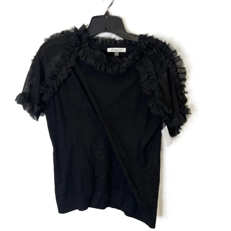 Top Short Sleeve By Siani In Black, Size: L Relaxed Men's Australian 