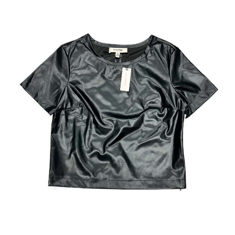 Top Short Sleeve By Porridge In Black, Size: Xs Trendy Men's Bucket