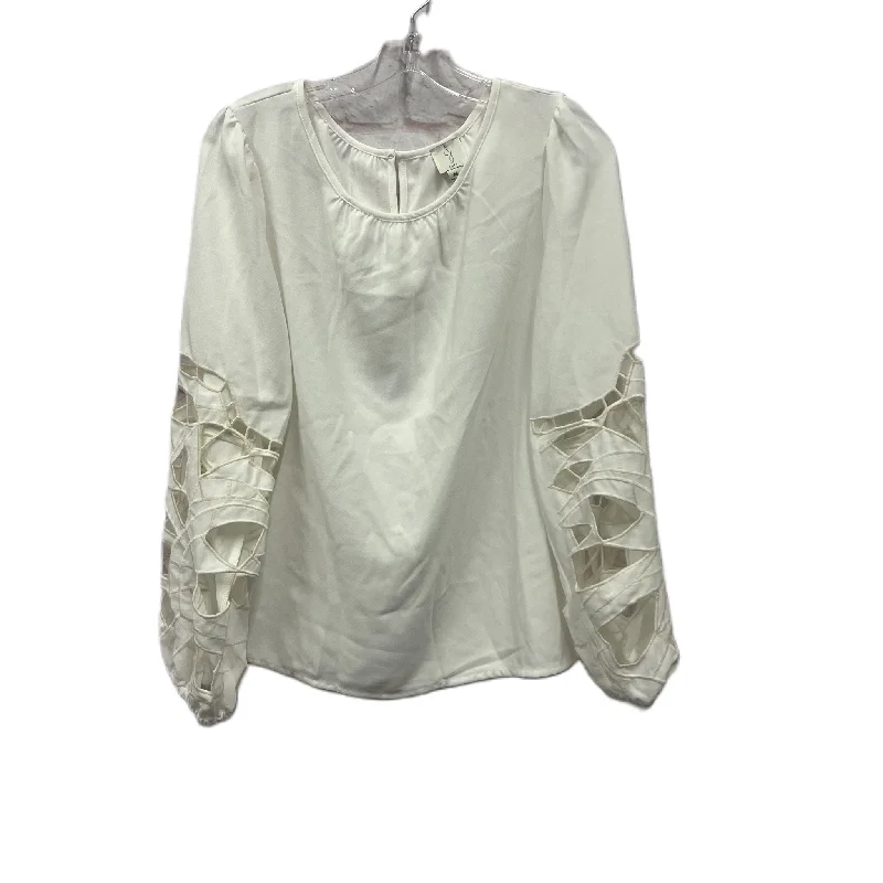 Top Long Sleeve By Joie In Cream, Size: M Practical Men's Multi