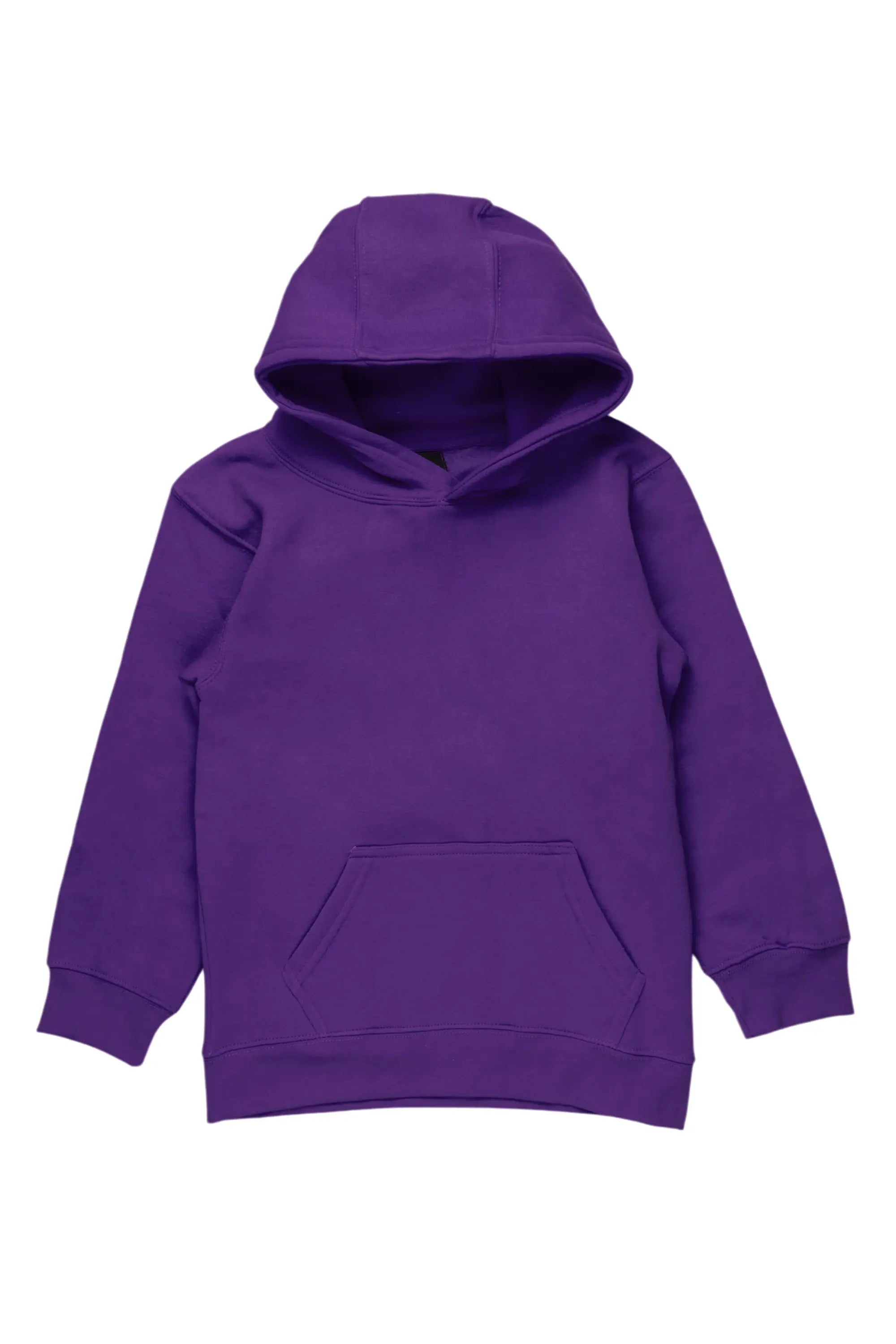 Boys Purple Basic Hoodie Dapper Men's Bow