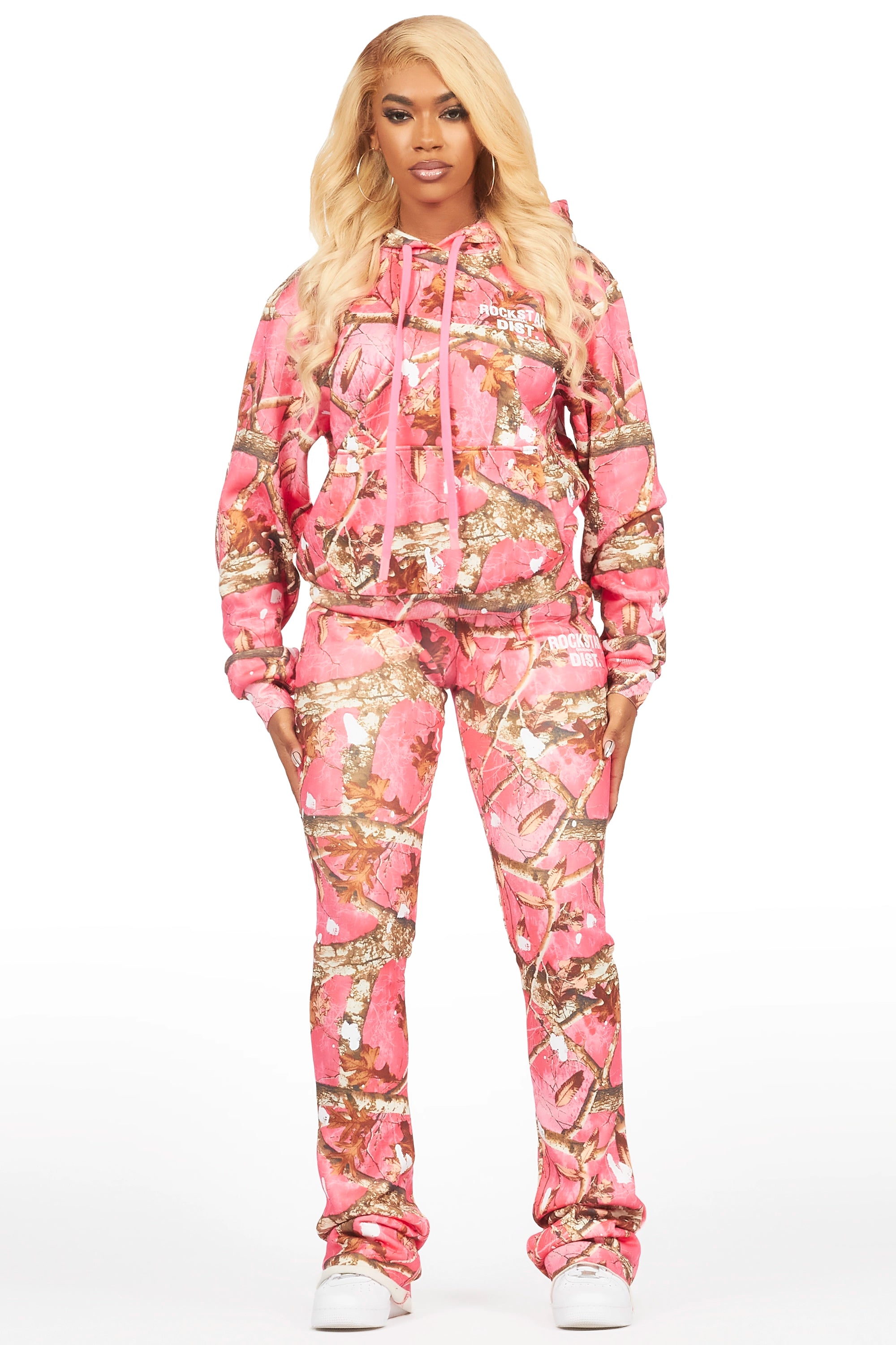 Hadley Pink Tree Camo Super Stacked Trackset Unique Men's Patch