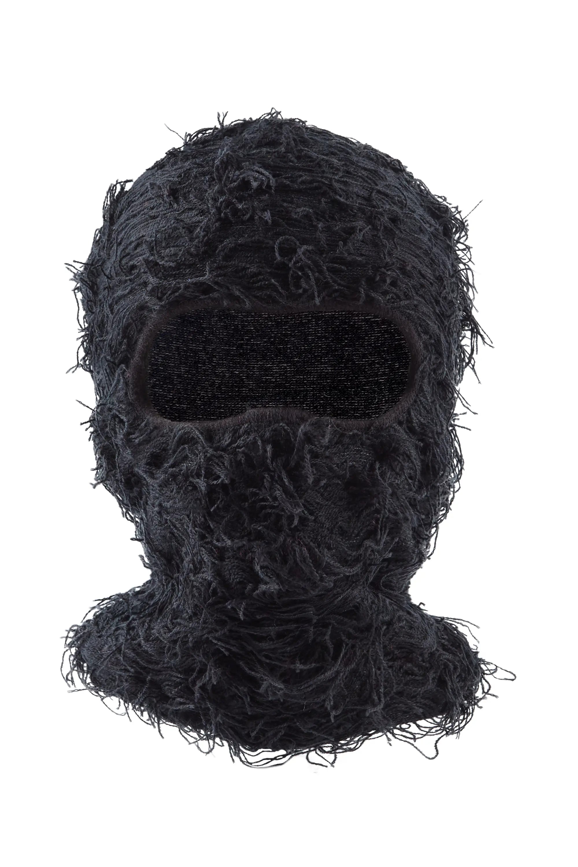 Otto Black Fuzzy Ski Mask Rugged Men's Outdoor 