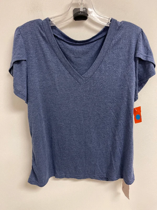 Top Short Sleeve By Clothes Mentor In Blue, Size: Xl Sporty Men's Athleisure 