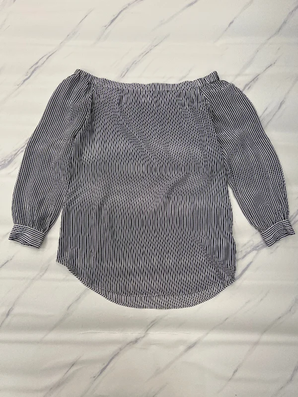 Top Long Sleeve By Cabi In Striped Pattern, Size: S Youthful Men's Pop