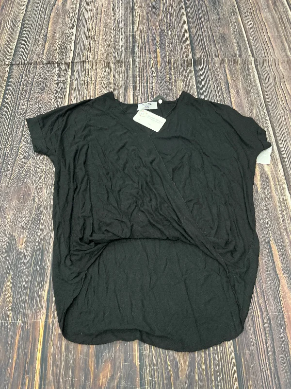 Top Short Sleeve Basic By Double Zero In Black, Size: S Hip Men's Retro