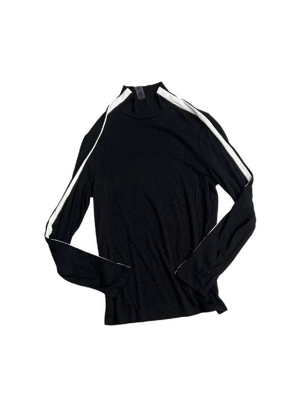 Top Long Sleeve By Lou And Grey In Black & White, Size: L Vacation