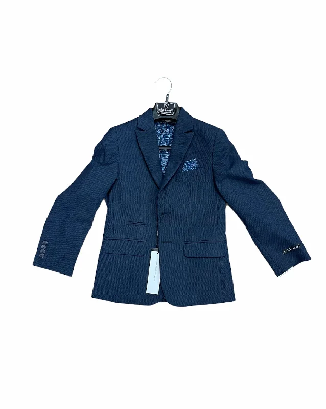 BOYS BIRDS EYE BLAZER - NAVY Adventure