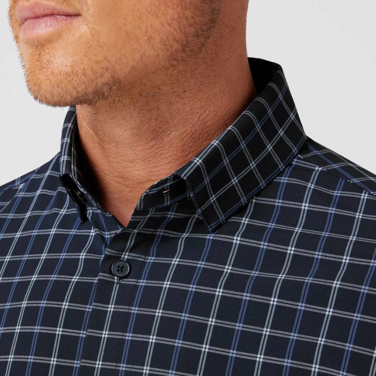 CLASSIC FIT PLAID - NAVY Dynamic Men's High