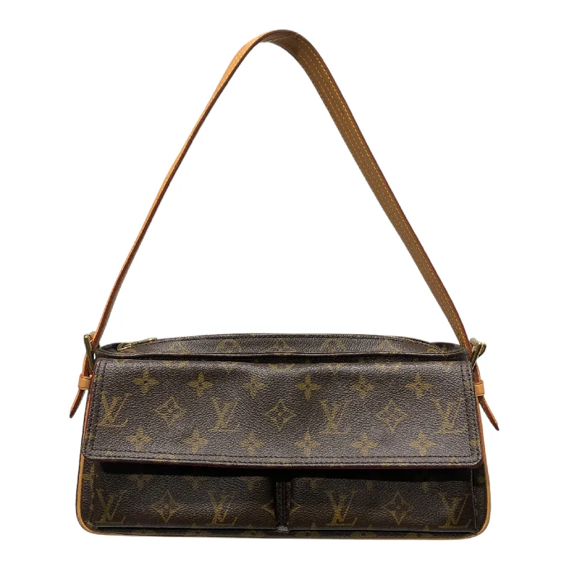 LOUIS VUITTON/Hand Bag/Monogram/Leather/BRW/viva cite Sleek Men's Contemporary 