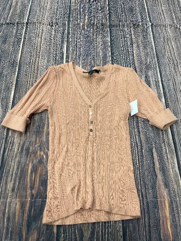 Top Short Sleeve By White House Black Market In Pink, Size: S Sporty Men's Tennis