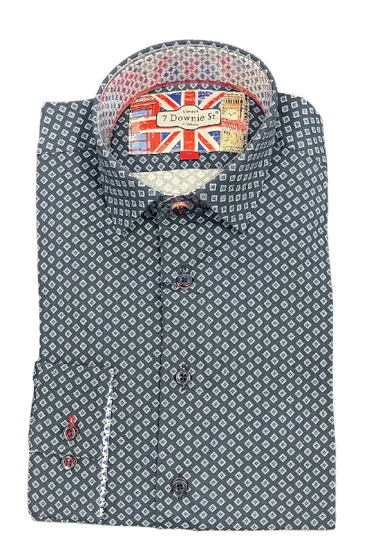 BOYS PARTY SHIRT - NAVY Artistic Men's Avant