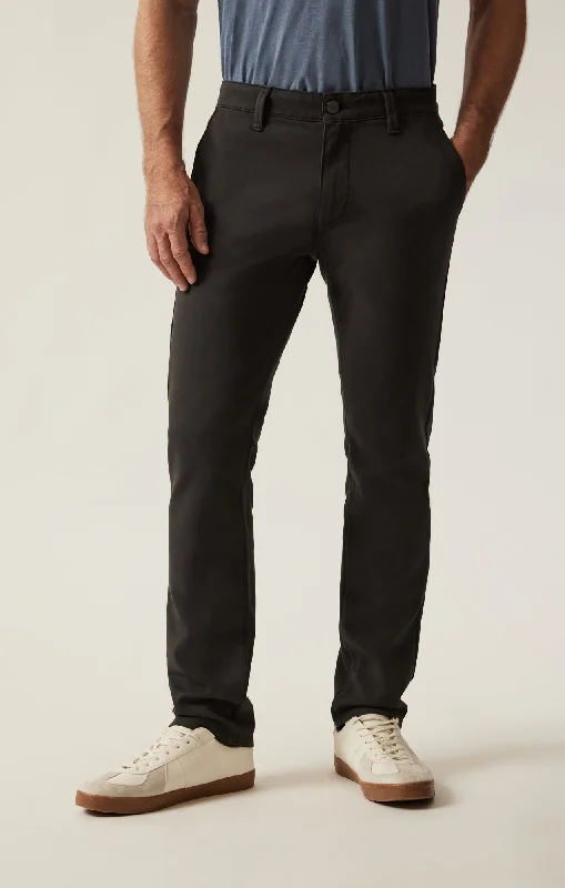 VERONA PERFORMANCE CHINO - DARK GREY Earthy Men's Hemp