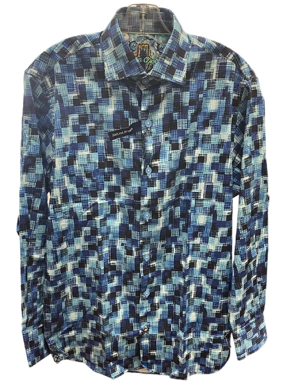 BOYS PARTY SHIRT - BLUE Dapper Men's 1920S