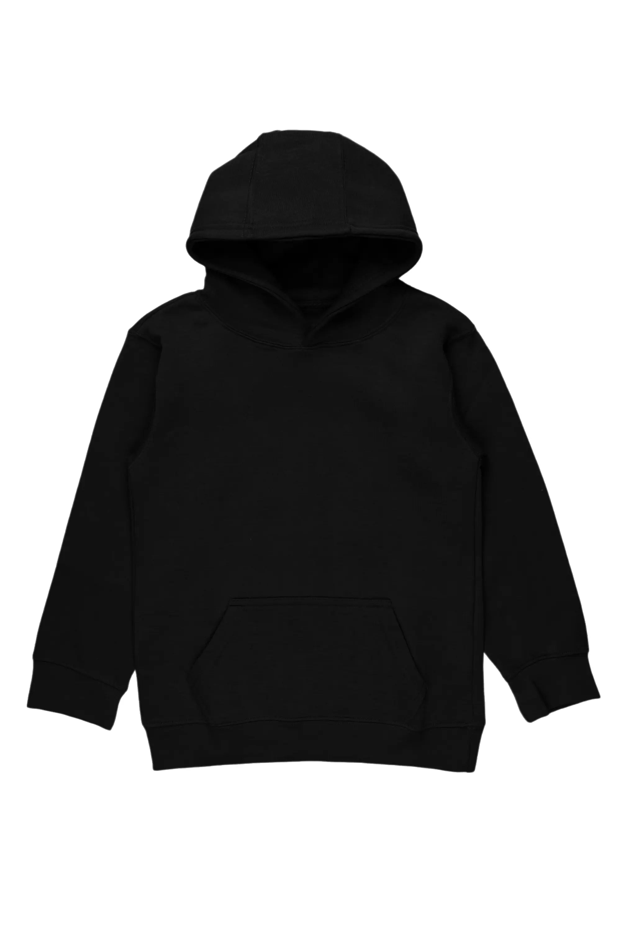 Boys Black Basic Hoodie Sophisticated Men's French