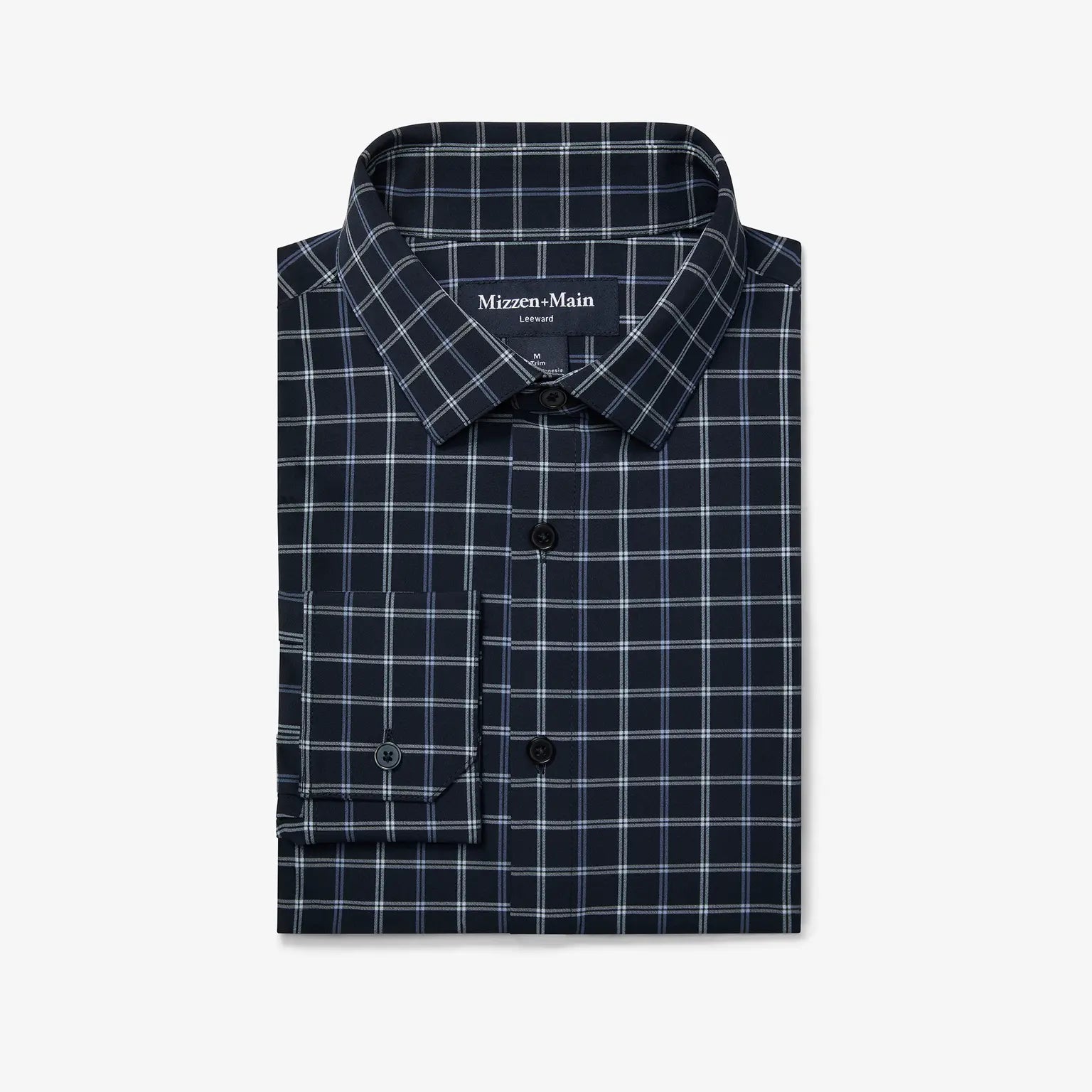 TRIM FIT PLAID - NAVY Confident Men's Power