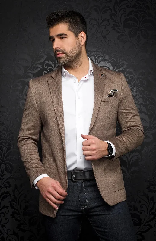 AU NOIR | Blazer | Hoffman Tobacco Monochromatic Office Style