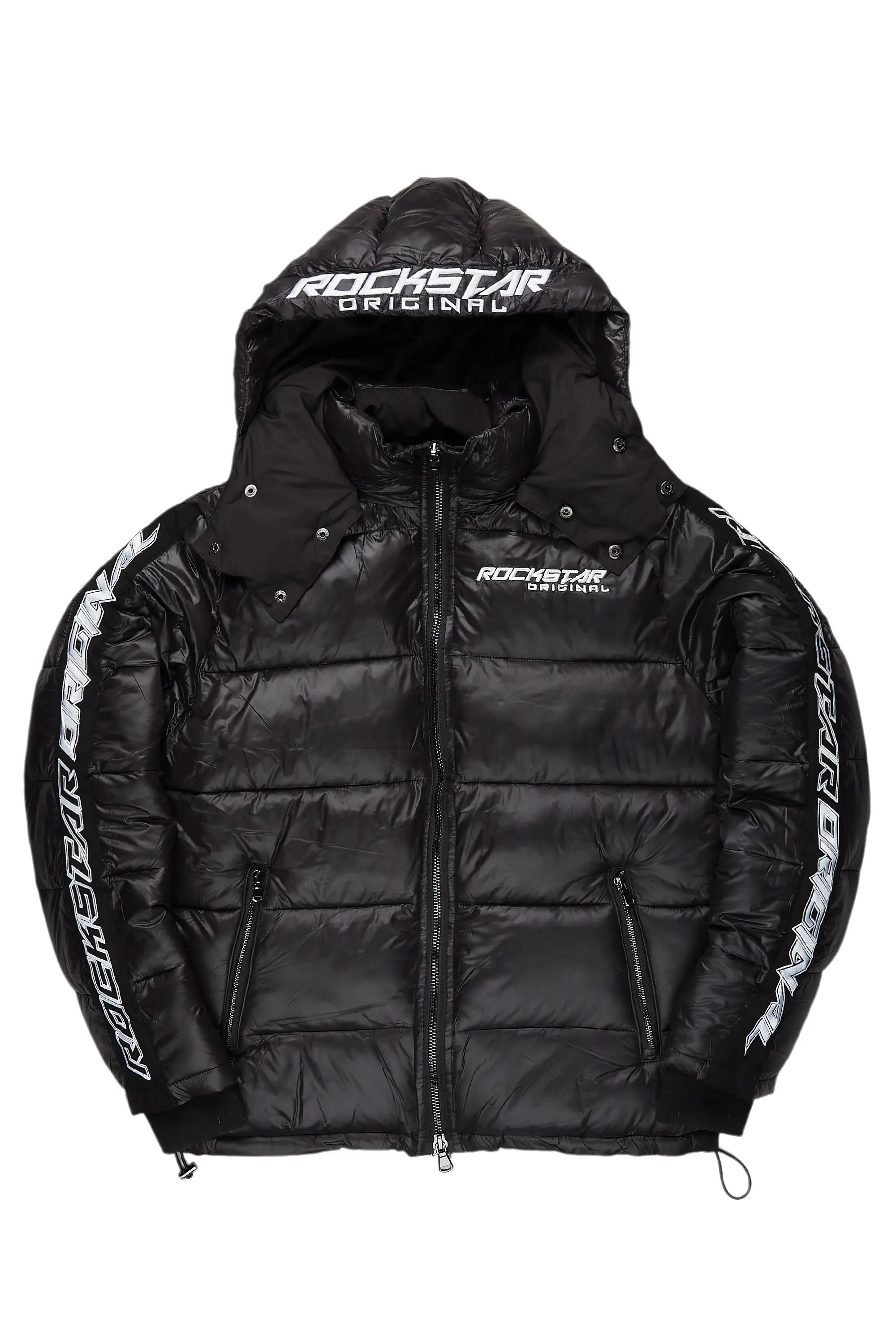 Alasia Jet Black Puffer Jacket Dynamic Men's High