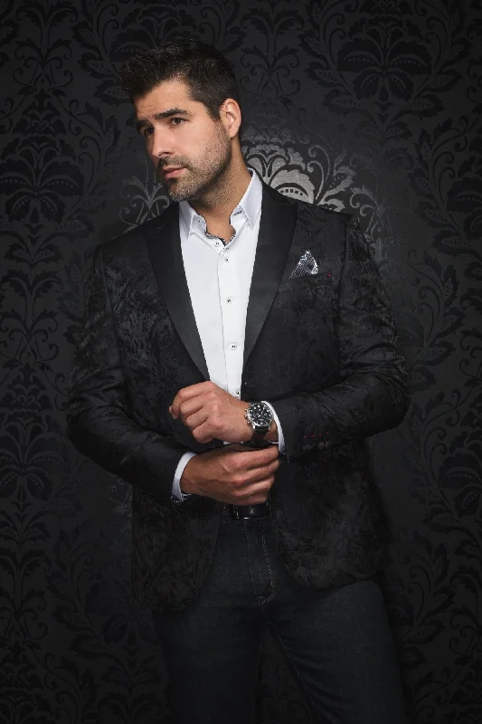 AU NOIR | Blazer | Damon Black Classic Men's Pin