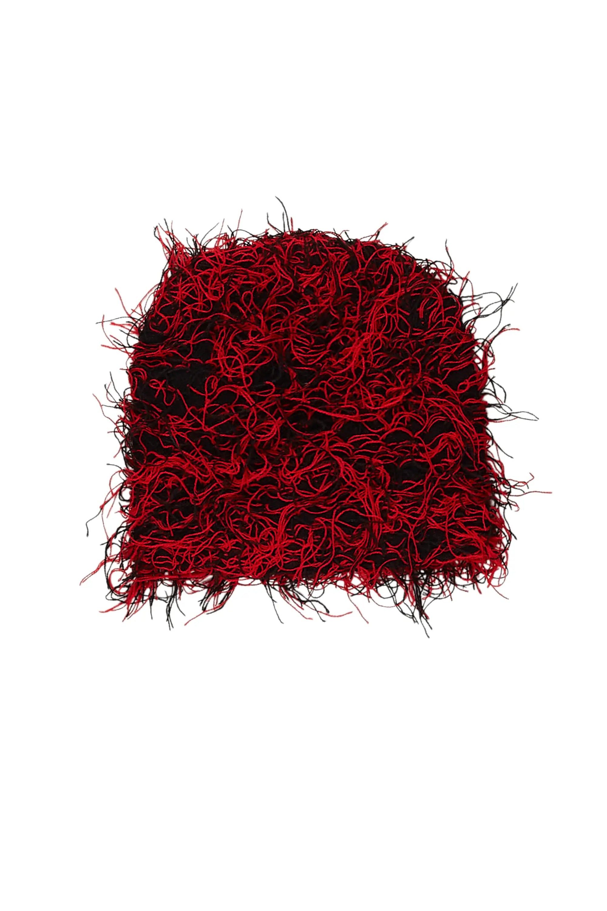 Otto Red Fuzzy Beanie Confident Men's High