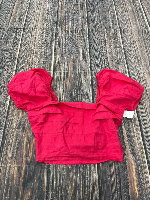 Top Short Sleeve By Clothes Mentor In Pink, Size: L Laid