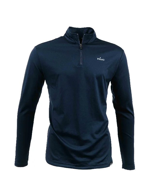 Navy Classic Quarter Zip Monochromatic All