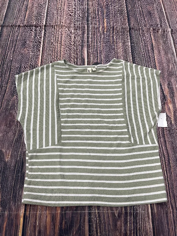 Top Short Sleeve By Lara In Green, Size: S Earthy Men's Hemp