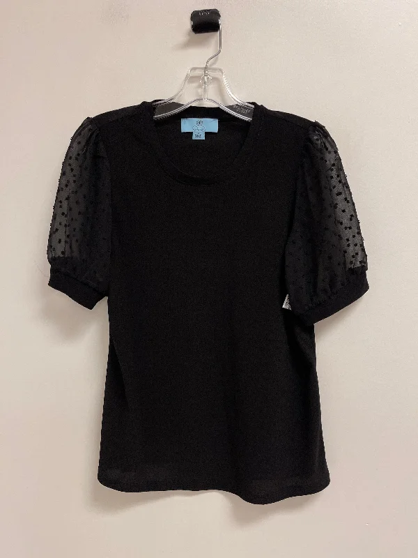 Top Short Sleeve By Cece In Black, Size: S Earthy Men's Sustainable 