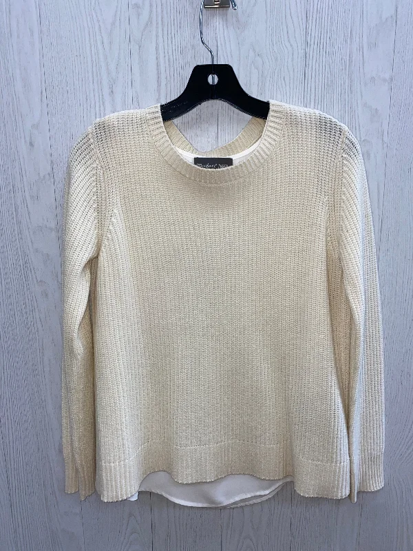 Top Long Sleeve By Michael Stars In Cream, Size: Xs Trendy Men's Scandinavian