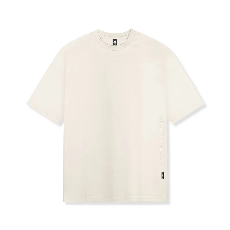 0824. Supima® Oversized Tee - Ivory Cream