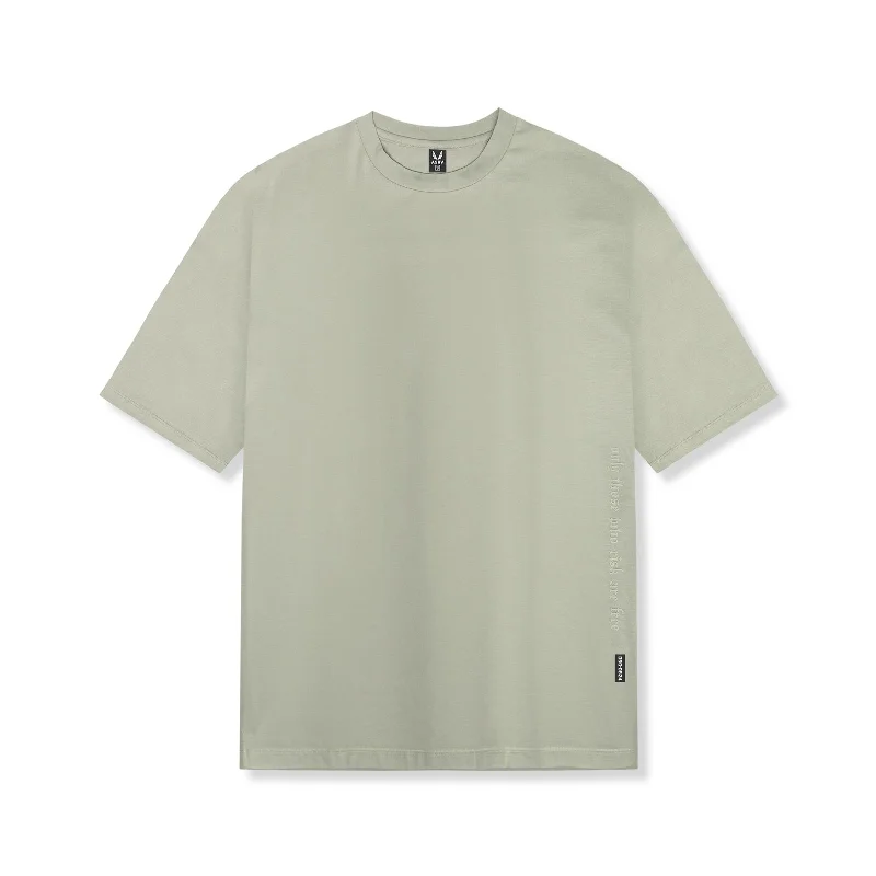 0824. Supima® Oversized Tee - Sage