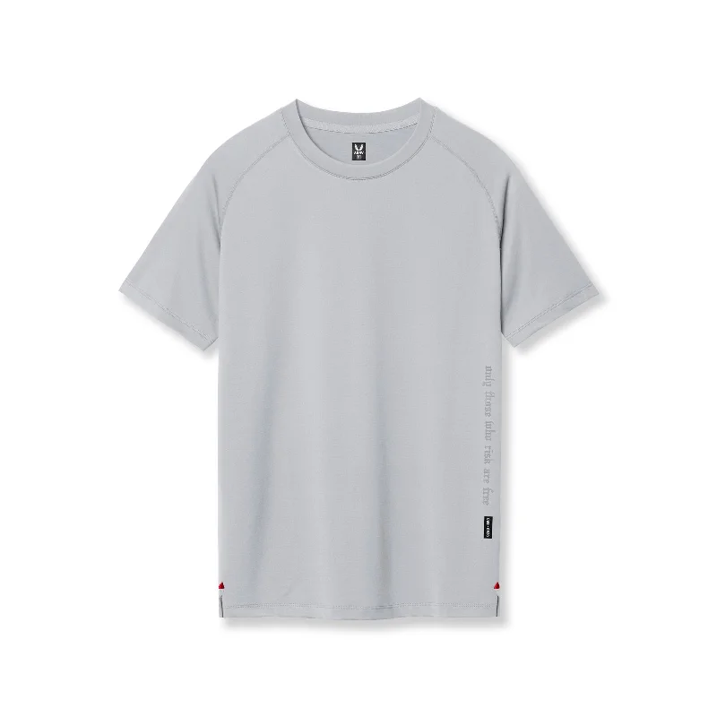 0839. 3D-Lite® 2.0 Lycra® Fitted Tee - Slate Grey "OTWR"