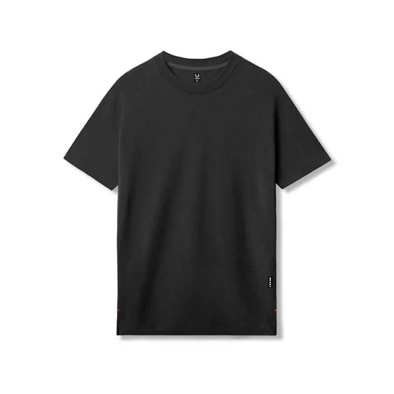 0919. Supima® Fitted Tee - Black