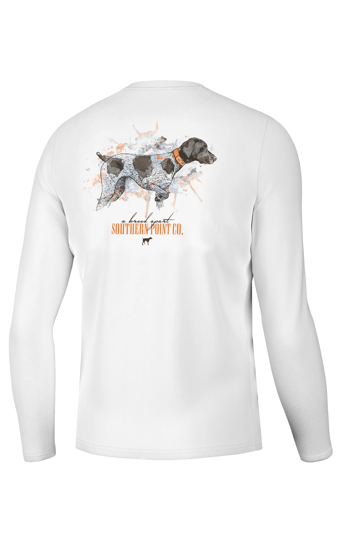 Southern Point Splatter Series Dog Long Sleeve Tee