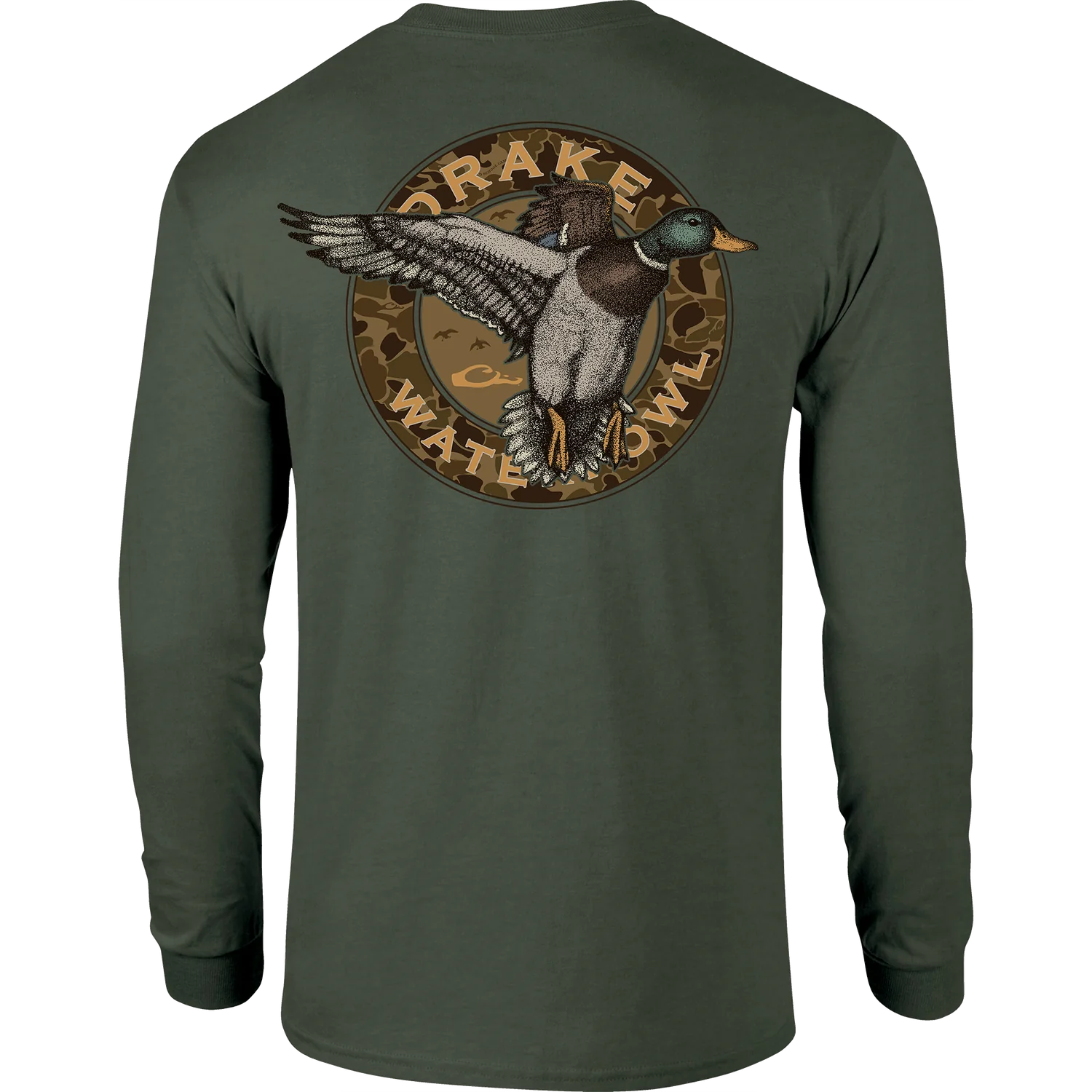 Drake Circle Mallard Long Sleeve T-Shirt