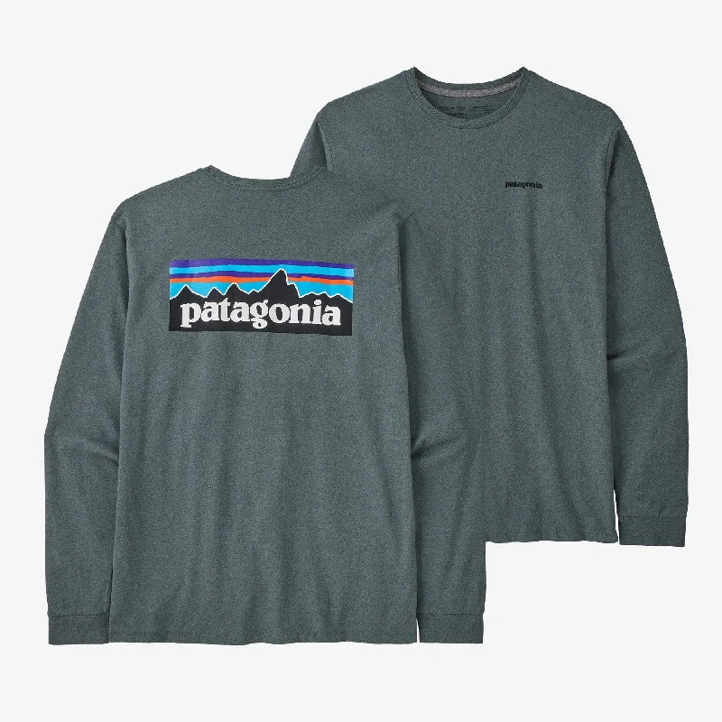 Patagonia Men's Long-Sleeved P-6 Logo Responsibili-Tee