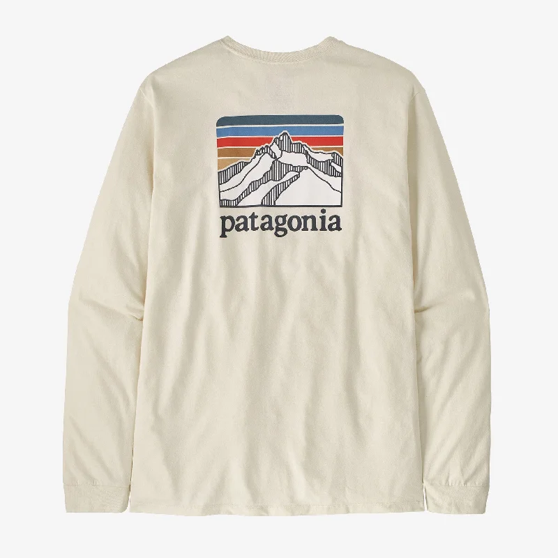 Patagonia Men's Long-Sleeved Line Logo Ridge Responsibili-Tee