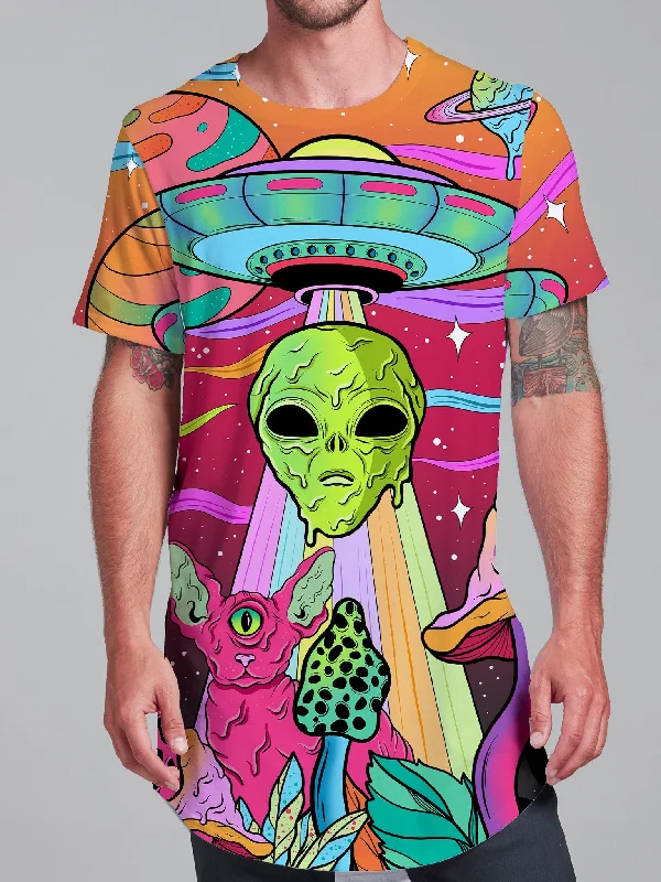 Neon Alien Invasion (Dusk) Unisex Tall Tee