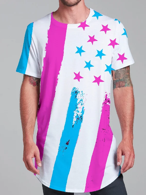 Neon Flag Tall Tee