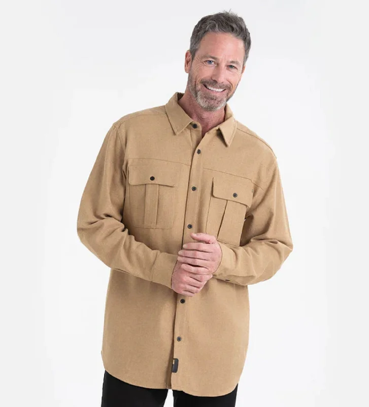 Thorogood Men's Heavyweight Brushed Flannel Button-Down Long Sleeve Work Shirt