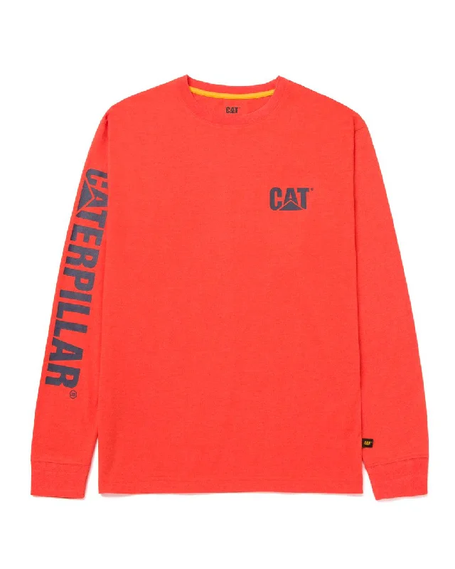 Men's Trademark Banner Long Sleeve T-Shirt - Tangerine