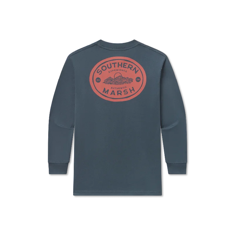 Youth Branding - Mountain Medallion - Long Sleeve Tee