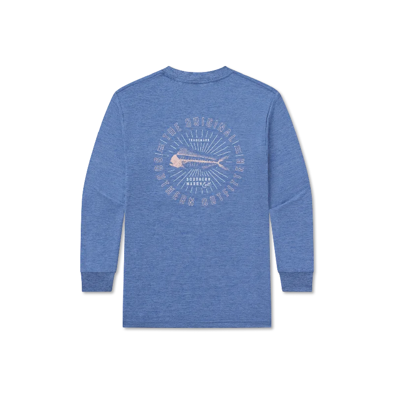 Youth FieldTec™ Heathered - Mahi Circle - Long Sleeve