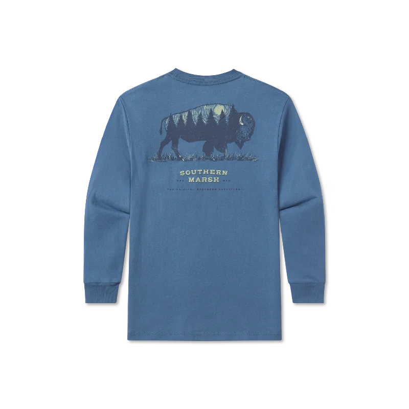 Youth Starry Silhouette - Buffalo - Long Sleeve